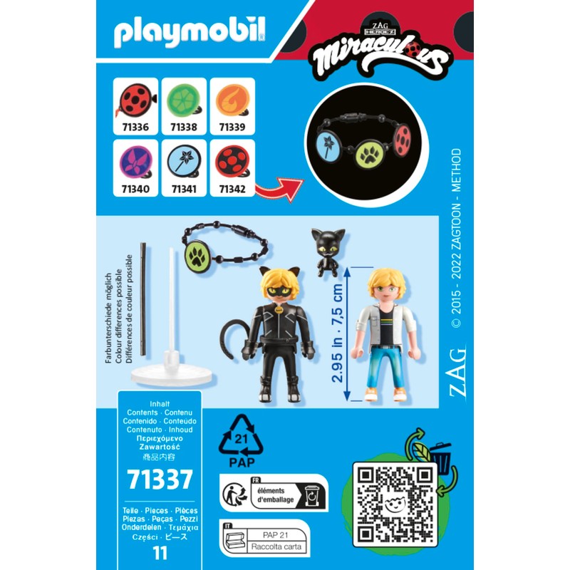 Playmobil 71337 Miraculous: Adrien & Cat Noir