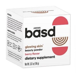 Basd Glowing Skin Beauty Powder Berry Flavor Dietary Supplement 104 g