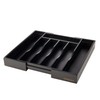oridom Expandable Bamboo Kitchen Drawer Organizer for Cutlery and Utensils,