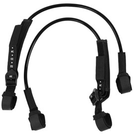 2PCS 28-34inch Black Adjustable Safety Windsurf Harness Leash Surfboard Surfing Black