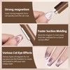 uadbau Cat Eye Magnet for Nails, Multi-Functional Wooden Handle Nail
