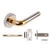Excel Architectural 3630-PRV Orbit Door Handles & Push Button Privacy