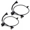 Mteycei 2Pcs Front Left and Right ABS Wheel Speed Sensor