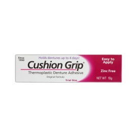 Cushion Grip Denture Cushion Grip 10G Soft Pliable Thermoplastic Refit Tightening Adhesive US