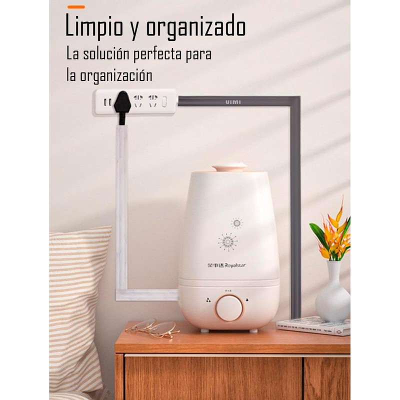 Vimi Cubierta para Cables De 3 Metros Organizador Y Protector