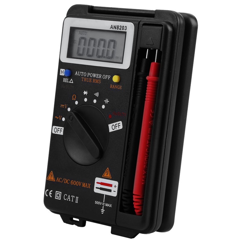 ANENG AN8203 Digital Multimeter AC/DC Voltmeter Ohm Meter LCD Display