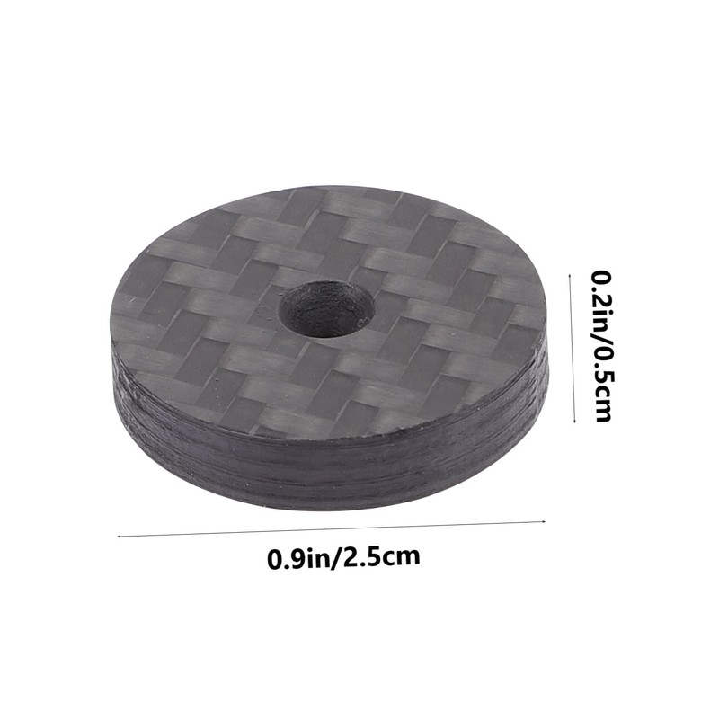 Gatuida 12pcs Carbon Fiber Speaker Isolation Feet Pads Reduce for