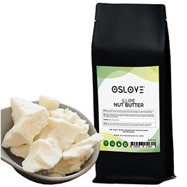 Oslove Organics Illipe Nut Butter 1LB - 100% Pure, Natural, Fair trade Great organic butter for DIY body butters, deodorant sticks, soaps and more
