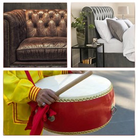 sourcing map Upholstery Nails 11 mm Round Head 17 mm Length Silver Pack of 50