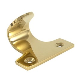 Merriway BH02200 (2 Pcs) EB Sash Window Lift, Electro Brass Plated - Pack of 2 Pieces