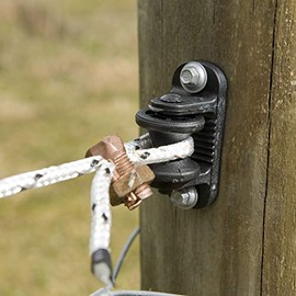 ElectroBraid IROLLB10-EB Roller Post Insulators, Black