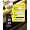 LRTER 42" Roof Top Strobe Light Bar Amber White Emergency