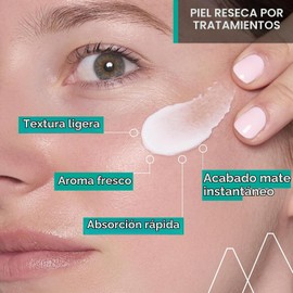 Uriage Hyséac Hydra Crema Calmante - Hidratación 24H y Reducción de Tirantez - Textura Ligera y de Rápida Absorción - Acabado Mate Instantáneo - Ideal para Pieles Secas por Tratamientos - No Comedogénico - 40ml