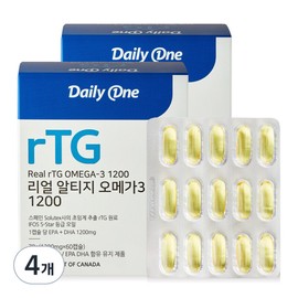 Daily One Real Altige Omega 3 78g 4 pieces 78g 4 pieces / 데일리원 리얼 알티지 오메가3 78g 4개 78g  4개
