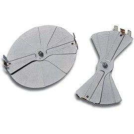 HVAC Premium 8" Radial Damper - Control Your Airflow on Drop Ceiling grilles (8" Round Duct Opening)