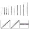 Akozon 10pcs/set Drill Tap Mini Tap Dice Set Tap M1