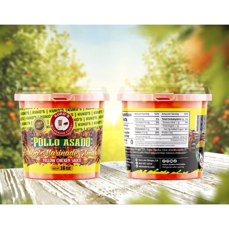 Kuko's M Foods POLLO ASADO AMARILLO MARINADE - 16 oz