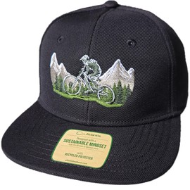 Children's Bicycle Hat MTB Mountain Bike Cap Boy Baseball Cap, Black - Mountain Ride