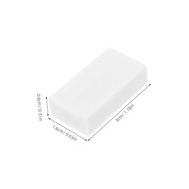 Operitacx 18pcs White Erasers Soft Texture for Art Exams and Drawing Classes Complete Removal No Trace Cute School Supplies for Artists Students Office Use