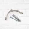 OTOTEC 4PCS Stainless Steel Pipe Clamp Pipe Brackets Clips Adjustable
