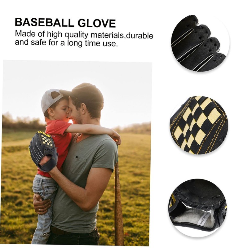 Mikinona 1Pc Softball Baseball Glove Lightweight Protective Mitt for Youth