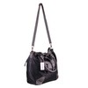 EyeCatch - Jenna Faux Leather Cross Body Duffle Bag ShoulderBag