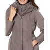 Cole Haan Women's Taffeta Down Coat with Bib Front and