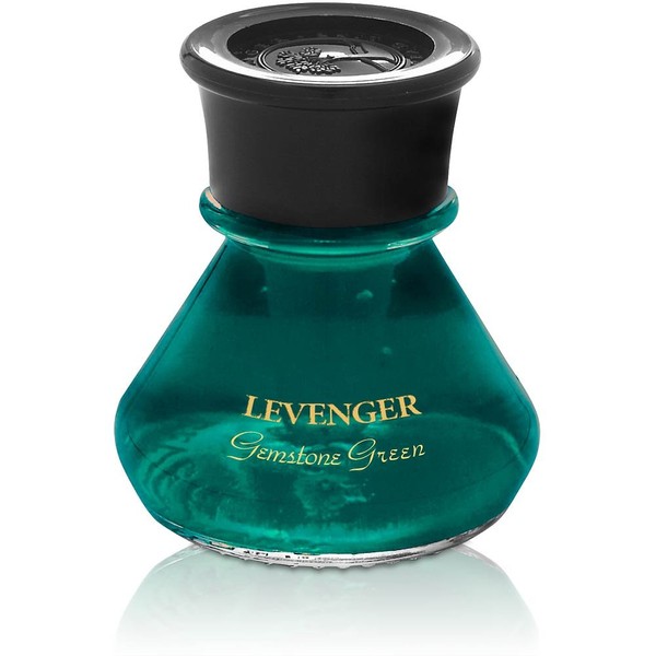 Levenger Bottled Ink, Fountain Pen Ink Well Refill Bottle, Quick