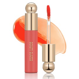 MYUANGO Hydrating Lip Care Lip Tint, Moisturizing Lip Oil,Shiny Lip Glow Vegan Plumping Lip Gloss for Dry Lips (101, Travel Size)