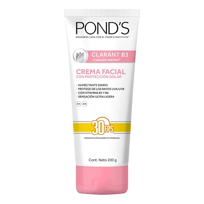 Ponds Crema Facial Con Protector Solar 30fps 200g