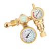 Oumefar Welding Gas Regulator Argon CO2 Regulator, Compatible with Mig