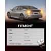 LASFIT T3 7443 7440 LED Bulb Amber for Toyota Camry
