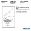 Plumb Pak Pp820-65 Flat Sink Strainer with Clip, Aluminum, 5.375"