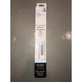Mainstays Over-the-Door Hooks for a Mirror (DOES NOT INCLUDE MIRROR) (BLACK)