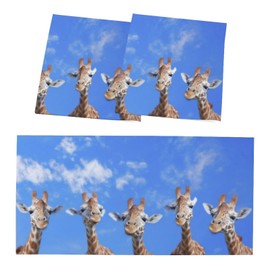 C.IOPMNU 2 Pack Fluorescent Light Cover for Classroom, Giraffe Drop Ceiling Decorative Film Filter,Eliminate Harsh Glare Causing Eyestrain and Headaches