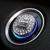 자동차 스타트버튼 시동버튼 장식 커버 링 큐빅 용품 Car Start Button Decoration Cover Ring with Cubic Accessories