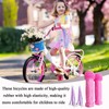 2 Pairs Mini Scooter Handles, Children'S Scooters with ribbon，Scooter Handle
