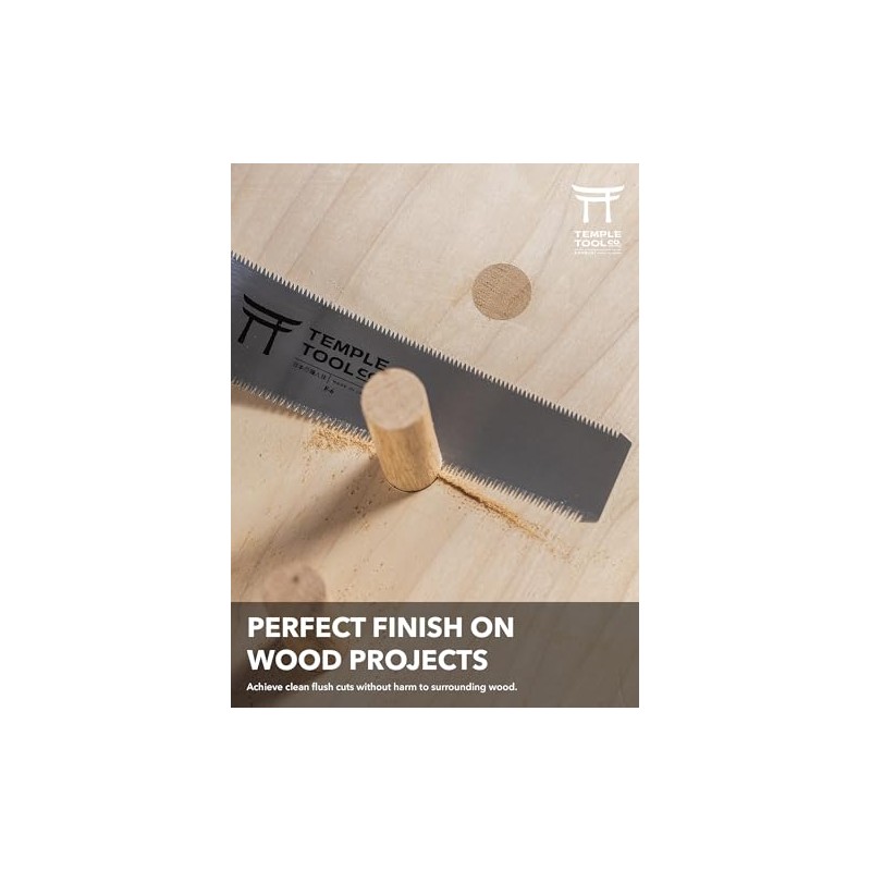 Temple Tool Co. Japanese Flush Cut Saw - 6 Inch