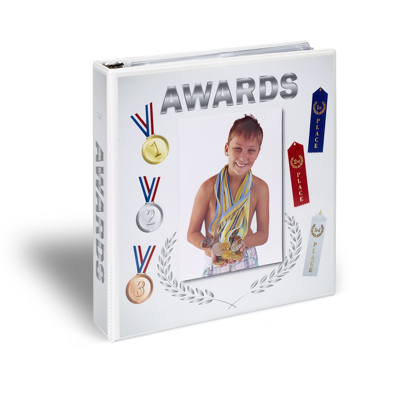 Mercurydean Award Medal Binder Organizer Storage 18 Medals Display Certificates