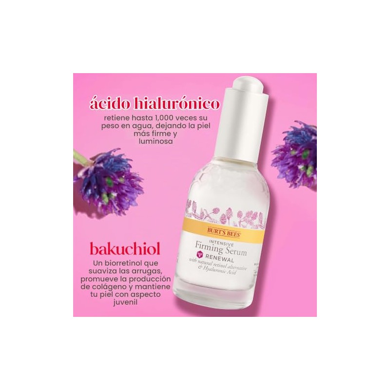 Suero Intenso Reafirmante Burt's Bees Renewal Intensive Firming Serum 29.5