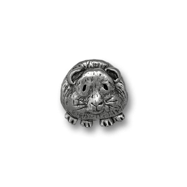 The Magic Zoo Pewter Guinea Pig Lapel Pin - Guinea
