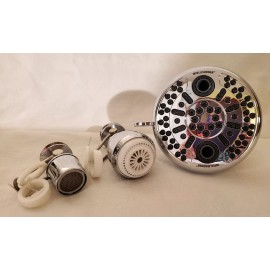 Intellishower Chrome Plated Spray Shower Head NEW + Bonus Sink Sprayer