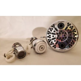 Intellishower Chrome Plated Spray Shower Head NEW + Bonus Sink Sprayer