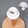 Absdefen Japanese Table Lamp, Bedside Lamp, Bedside Light, Fabric Shade,