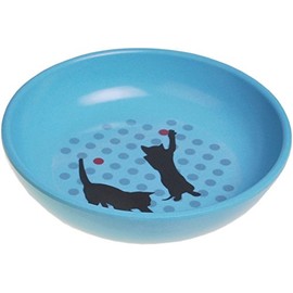 Van Ness Ecoware Non-Skid Degradable Cat Dish 8 oz Capacity (5.25" D x 1.25" H) - Pack of 6