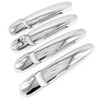S SIZVER Triple Chrome Plated Door Handle Covers Compatible with