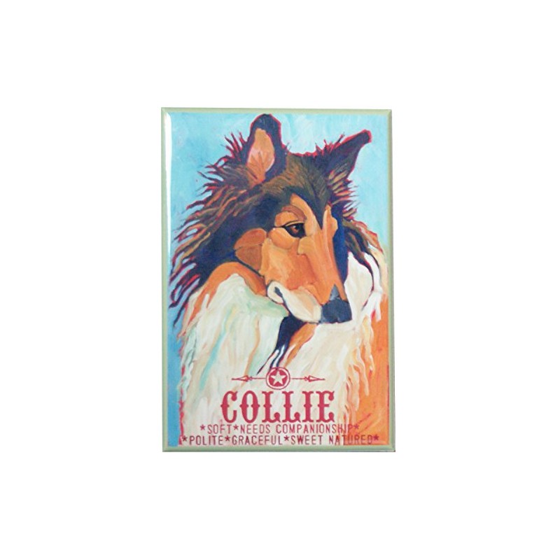 Collie Fridge Magnet