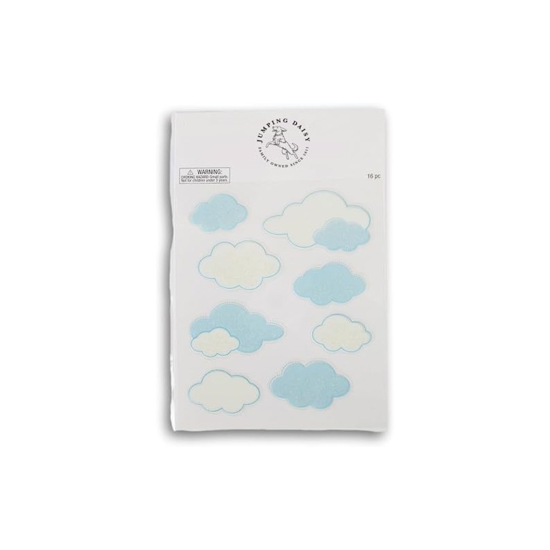 Cloud Glitter Stickers for Journaling, Cardmaking, Arts and Crafts -