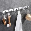 ERBO Stainless Steel Coat Rack with 6 Hooks, Coat Hook