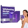 3Pcs Purple Teeth Whitening Strips,Tiras Blanqueadoras de Dientes,Blanqueador Dental para